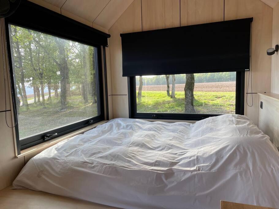 L'Envolee Ecolodge, Tiny House Au Coeur Des Vignes Loches-sur-Ource Extérieur photo