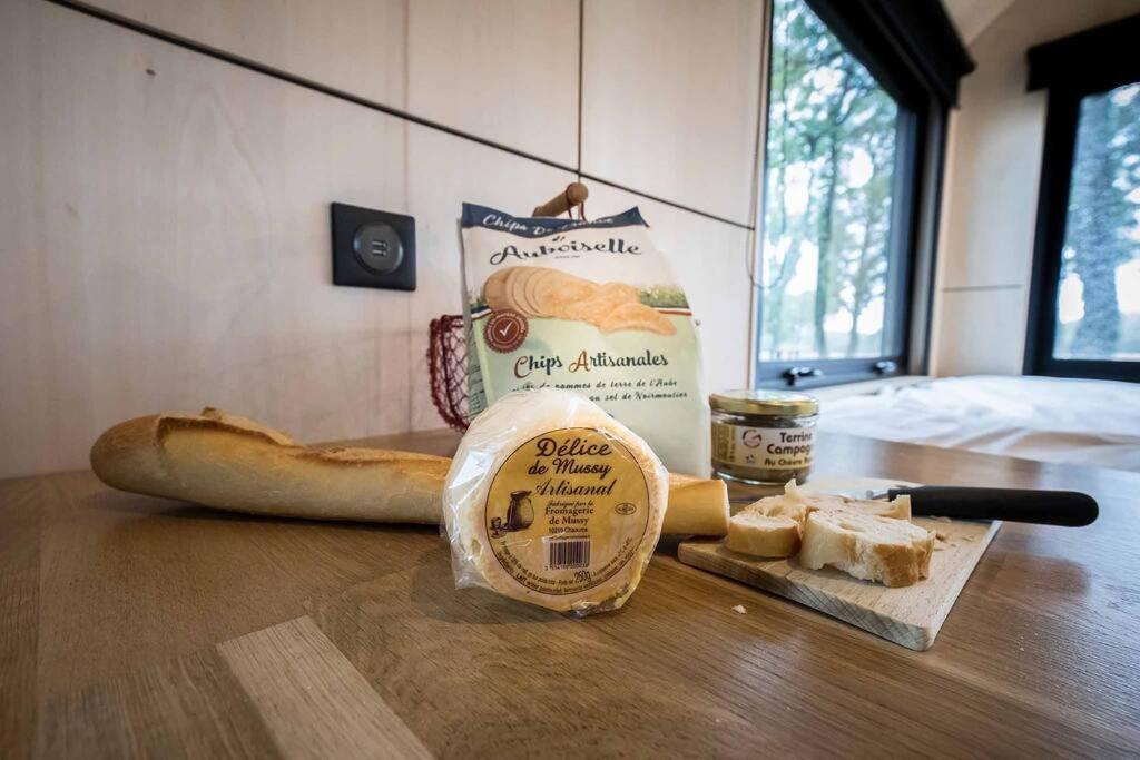 L'Envolee Ecolodge, Tiny House Au Coeur Des Vignes Loches-sur-Ource Extérieur photo