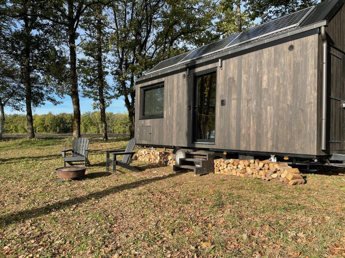 L'Envolee Ecolodge, Tiny House Au Coeur Des Vignes Loches-sur-Ource Extérieur photo