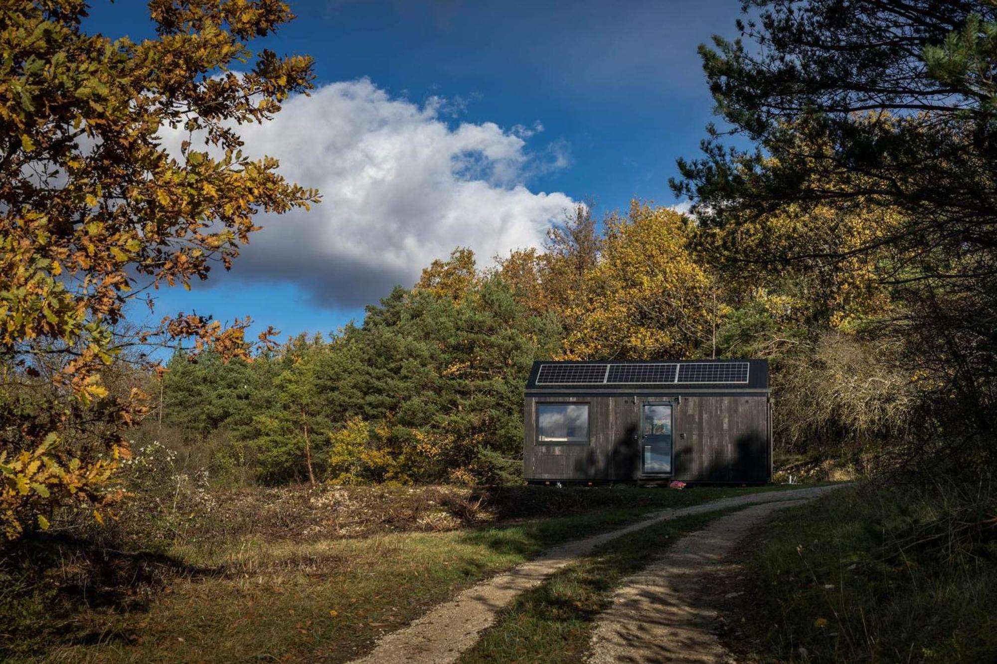 L'Envolee Ecolodge, Tiny House Au Coeur Des Vignes Loches-sur-Ource Extérieur photo